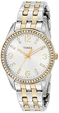 Timex Women's T2P389 Swarovski Crystal-Accented Stainless Steel Watch