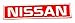 Nissan Motors Cars Racing Patch Embroidered Iron on Hat Jacket Hoodie Backpack Ideal for Gift/ 12cm(w) X 2.5cm(h)