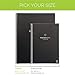 Rocketbook Fusion Reusable Undated Productivity Planner, Executive Size 6x8.8, Red - Goals, Monthly and Weekly Calendar, Daily To-do List, Lined and Dotted Notes Pages