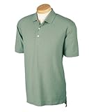 Devon & Jones Men's Short Sleeve Recycled Pima Melange Pique Polo Shirt D153GR