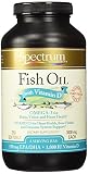 Spectrum Essentials Fish Oil with Vitamin D Softgels, 1000 mg, 250 Count