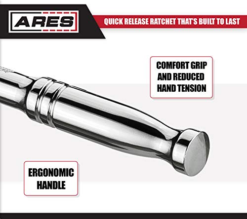 image for ARES 70306 | 1/2-inch Drive 90 Tooth Ratchet | Premium Chrome Vanadium