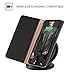 BENTOBEN iPhone Xs Max Wallet Case, Kickstand Genuine Leather Folio Flip Lightweight & Slim Fit Business Men Protective Case with Credit Card Slot Cash Pocket for Apple iPhone Xs Max 6.5'' - Black