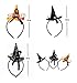 Halloween Deal 3 Pcs, Colorful Witch Hat Headband Fashion Costume Dress up Accessories