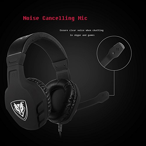 NUBWO Gaming Headset, Xbox One PS4 Headset, Noise Cancelling Over Ear