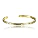 SOLOCUTE Mothers Day Gold Bangle Bracelet Engraved 