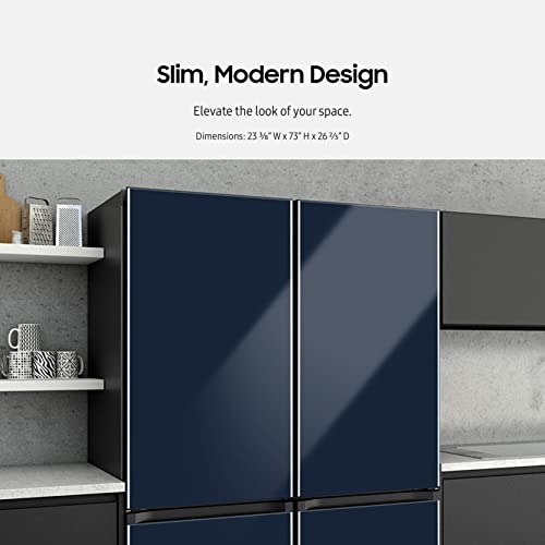 SAMSUNG 12.0 Cu Ft BESPOKE Compact Refrigerator w/ Bottom Freezer