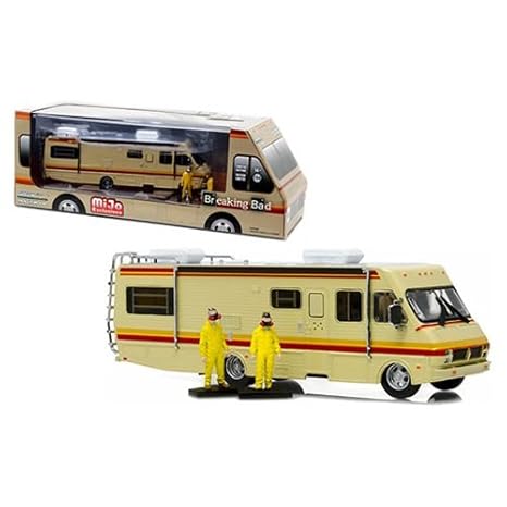 BREAKING BAD Camper Miniatur DieCast MODEL + 2 FIGUREN Walter und Jesse 1/64 Greenlight