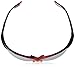 Crossfire 1733 Brigade Safety Glasses Silver Mirror Lens - Shiny Black/Red Frame