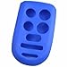 KeyGuardz Blue Rubber Keyless Entry Remote Key Fob Skin Cover Protector