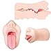 Porn Star Deep Throat Oral Sex Masturbator for Men | Realistic Male Masturbation Stroker Sleeve by Healthy Vibes [Has Teeth, Tongue, Mouth Texture]