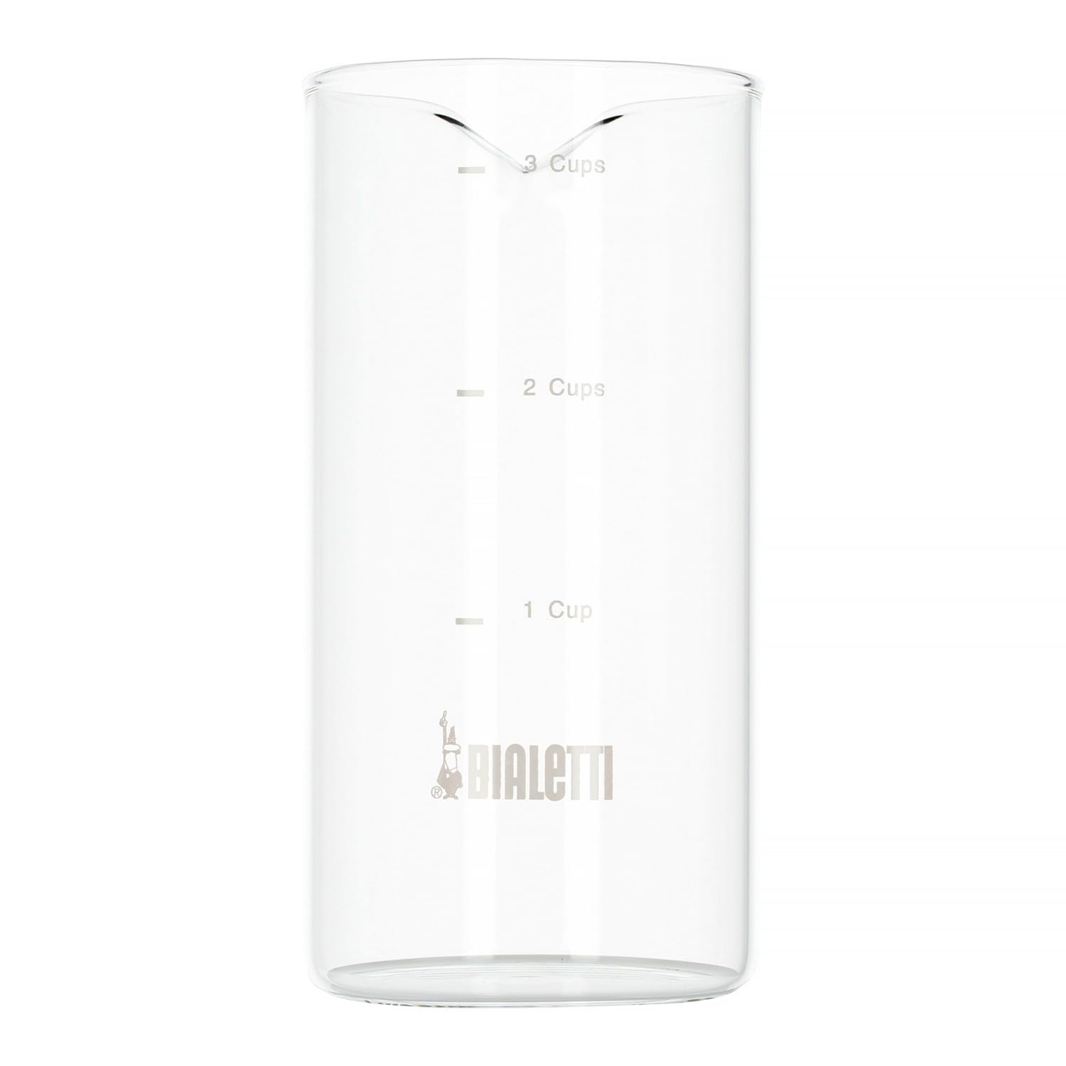 Bialetti 350 ml 3 Cup Bialetti Cafetiere Spare Glass, Transparent