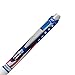 Pentel EnerGel RTX Retractable Liquid Gel Pen, Flag Barrel, Black Ink, 2-Pk (BL77USABP2A)