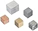 Ajax Scientific ME055-0520 5 Piece Equal Mass Metal Density Cube