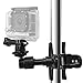 Universal Phone/Camera Holder with Flexible Gooseneck and Strong Clamp - for Mobile Photography, Vlogs, Videos, GPS, etc. - Ball and Socket - Tripod Mount (Clamp for Action/Compact Camera)