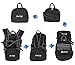 EcoCity Ultra-light 30L Ripstop Water Resistant Foldable Hiking Daypacks Travel Backpacks for Camping Hiking Trekking Mountain Climbing BP0109B1 (Black, 30L)