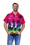Funky Hawaiian Shirt, Beach, pink, XXL