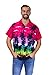 Funky Hawaiian Shirt, Beach, pink, XXL