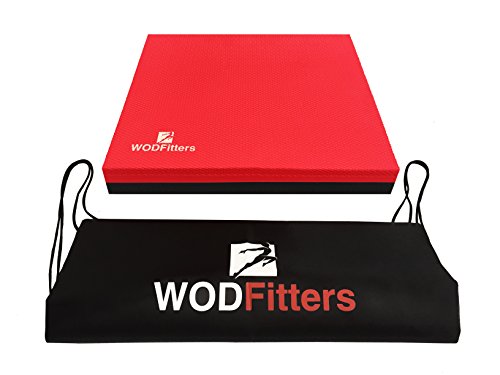 WODFitters Balance Pad – Unique 2 Layered Closed Cell Foam Technology Balance Core Strength Training. – Also Ideal as Pads Hand Stand Push ups Carryin