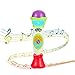 FunsLane Kids Microphone Toy Voice Changer Karaoke Machine for Toddler with Recording, Play Music Function and Colorful Lights, Girls Boys Party Favor Toy Great Birthday