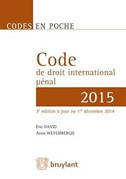 Code de droit international pénal