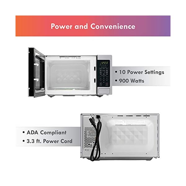 Kenmore 70923 0.9 cu. ft Small Compact 900 Watts Countertop Microwave