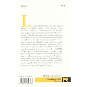 Historiadores de Grecia y Roma / Historians of Greece And Rome: Informacion Y Desinformacion (El Libro De Bolsillo) (Spanish Edition)