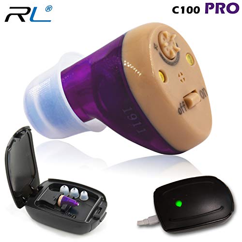 R&L Hearing Amplifier Rechargeable C100 PRO to Aid and Assist Hearing for Adults and Seniors, Equipped with Advanced Digital Chips for The Best Sound Clarity and Feedback Cancelling - Thumbnail 5
