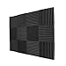 12 Pack of Acoustic Panels Studio Soundproofing Foam Wedge tiles 1