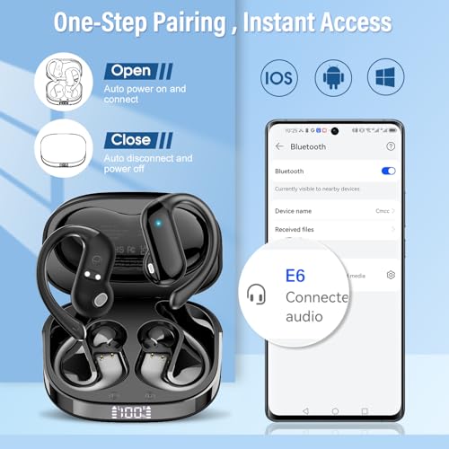 AI Translator Headphones, 3-in-1 Real Time Voice Translator Headphones with ENC and App, 42 Hours Translation Headphones with 165 Languages & 8 Modes, Open Ear Translator Earphones for Business