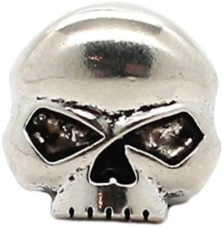 Skull Nickel Decorative Snap Set 3/4" 1265-995
