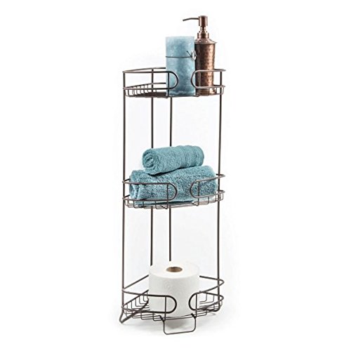 3-Tier Corner Bath Tower (Oil Rubbed Bronze)