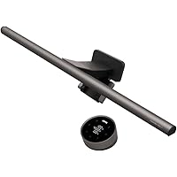 BenQ ScreenBar Halo 2 LED Monitor Light - Wireless Controller, Adjustable Brightness & Color Temperature, Eye-Care Light Bar,
