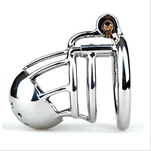 FCWMD Ergonomically Designed Stainless Steel Male PA Puncture Chǎstīty Lock (Creative Bridge Ring Can Be Perfectly Combined With Cage And Base Ring) Shoes