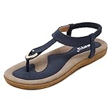 Boho Flat Sandals,Clearance! AgrinTol Women Casual Fashion Boho Flat Large Size Sandals