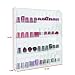 HOME IT Acrylic Wall Rack Organizer Holds up to 40 Bottles Nail Polish nail polish holder nail polish storage