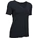 Under Armour Women's Athlete Recovery Short sleeve Sleepwear, Black/Carbon Heather, Small