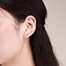 BISAER Paw Ear Crawler 925 Sterling Silver Stud Ear Climber, Cute Cuff Hook Earrings Hypoallergenic Earrings for Women Teen Girls Birthday Christmas Day Gifts