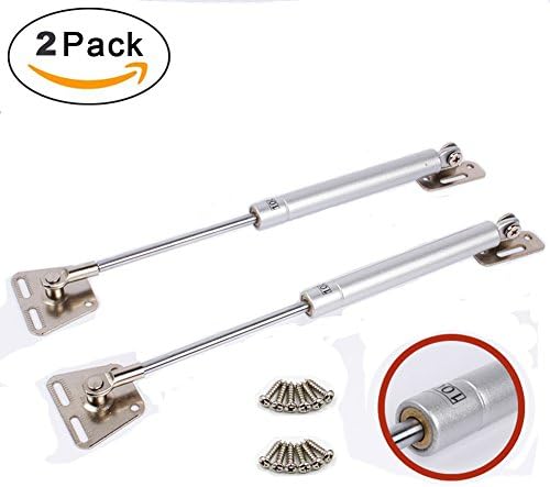 Cabinet Door Gas Strut, Force Cabinet Door Lift Support Soft Close Cupboard Gas Springs, Lid Stay Hinge Lift Pneumatic Support,Furniture Door Lid Support Hardware 100N/22.5lb (2PCS)