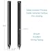 HAHAKEE iPad Stylus Pen Compatible for iPad Series,USB Rechargeable Black Active Stylus,Support 40Hours Working & 30Days Standby with CE Certification