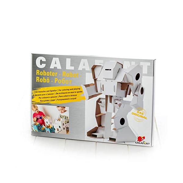 Calafant Roboter D2512X – zum Basteln, Anmalen & Spielen. Das Original, direkt vom Hersteller. – Bild 3