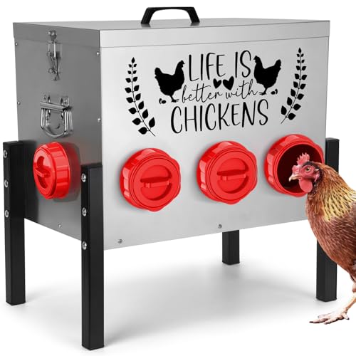 Tgeyd 50lb Automatic Chicken Feeder