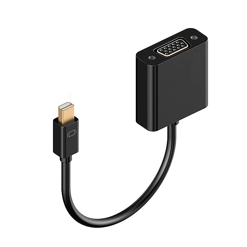 Mini DisplayPort DP to VGA Adapter (Thunderbolt Compatible) Male to Female Adapter for ThinkPad SurfacePro PC
