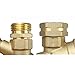 Santu Water Pressure Regulator,RV Water Pressure Reducer with Guage,Brass Material,Lead-free Adjustable (With Oil)