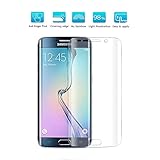 Samsung Galaxy S6 Edge Screen Protector [Full Coverage] ,HoPerain [3D Full Curved Edge] [Tempered Glass]Bubble Free,Ultra-clear Screen Protector