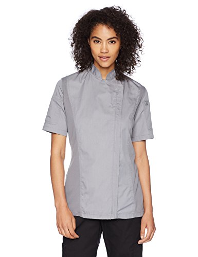 Chef Works Women's Springfield Chef Coat, Gray, Medium