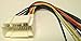 Wire Harness for Installing a New Radio into a Honda, Pilot, 2003, 2004, 2005, 2006, 2007, 2008