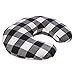 Org Store New Premium Buffalo Check Nursing Pillow Cover | Infant Pillow Slipcover for Breastfeeding Moms (Black & White)