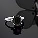 925 Sterling Silver Black Onyx and White Diamond Ring 2.22 cttw (Available 5,6,7,8,9)