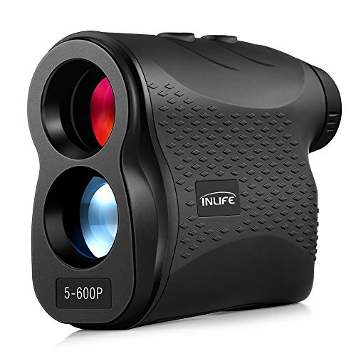 Inlife 5-600P Laser Rangefinder 600m Distance Meter 6X Monocular Golf Range Finder